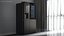 3D Black Refrigerator LG 27 Side-By-Side InstaView model