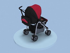 child carriage 3d model