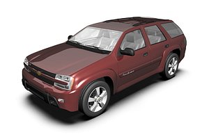 3ds max chevrolet suv car