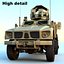 3d m-atv military vehicle model