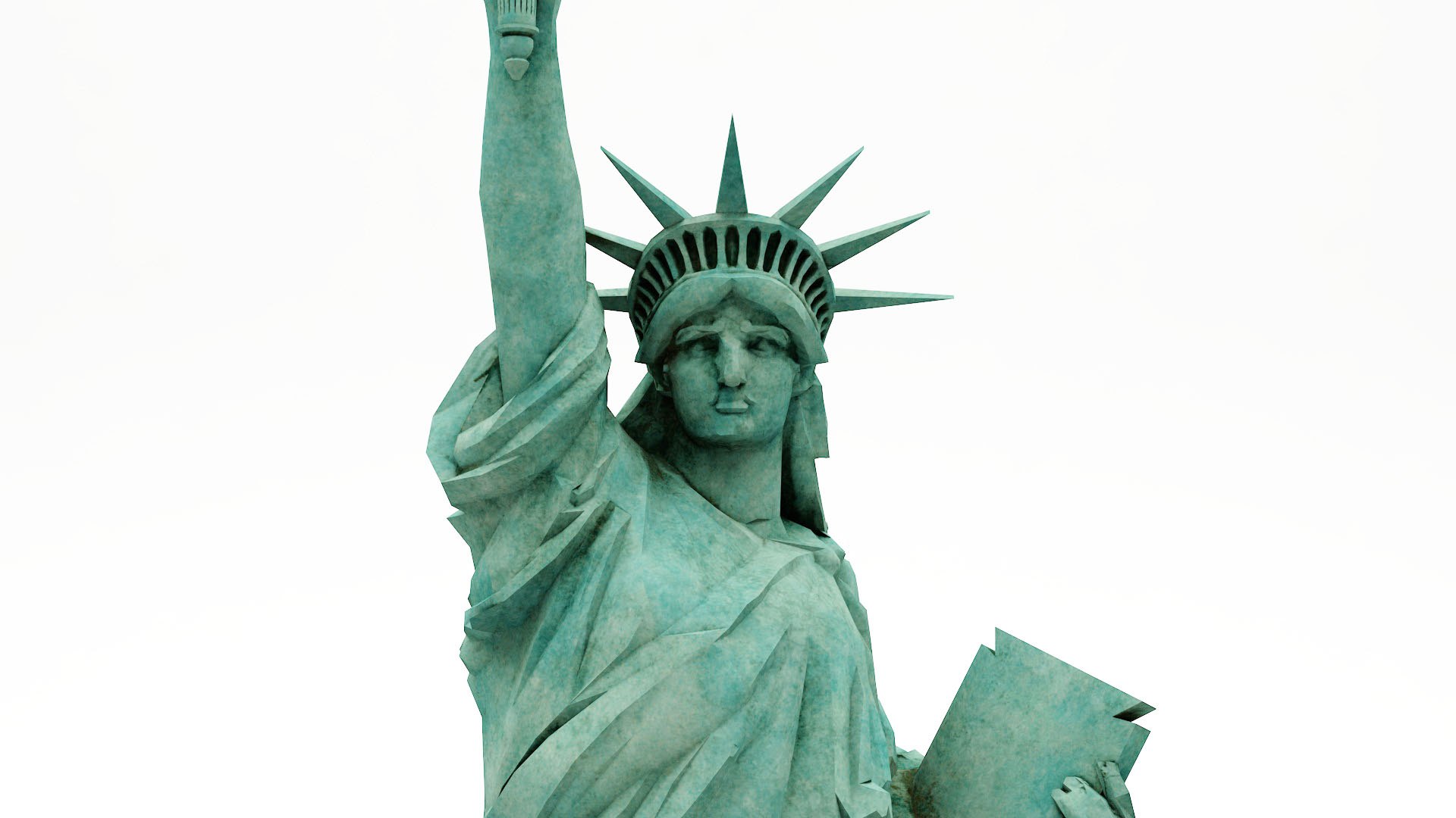 3D The Statue Of Liberty - TurboSquid 2030291