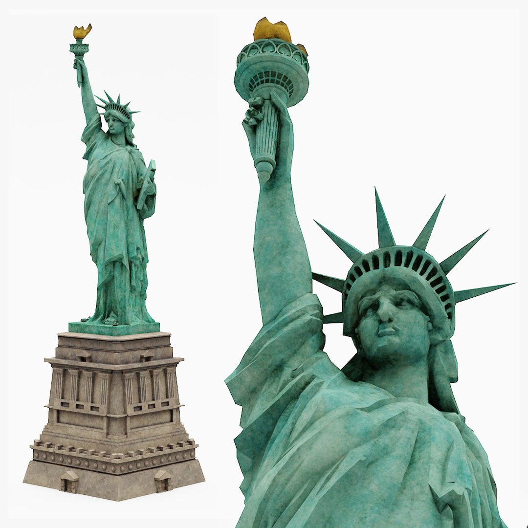 3D The Statue of Liberty - TurboSquid 2030291