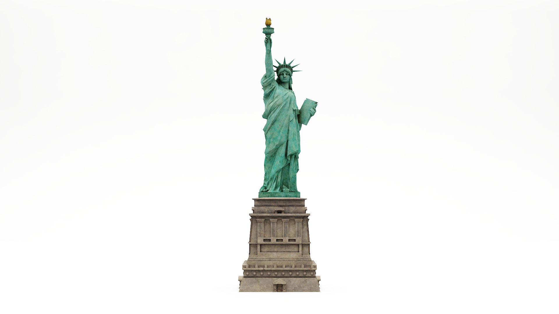 3D The Statue Of Liberty - TurboSquid 2030291