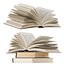 opened books collection