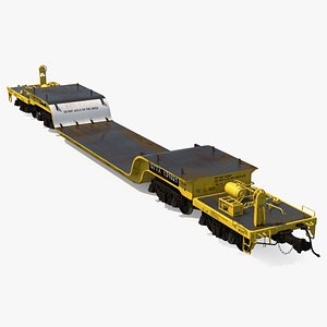 Depressed Center Flat Car model