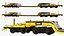 Depressed Center Flat Car