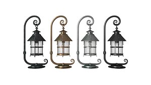 3D lamp antique outdoor
