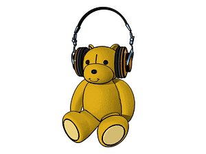 free teddy bear 3d model