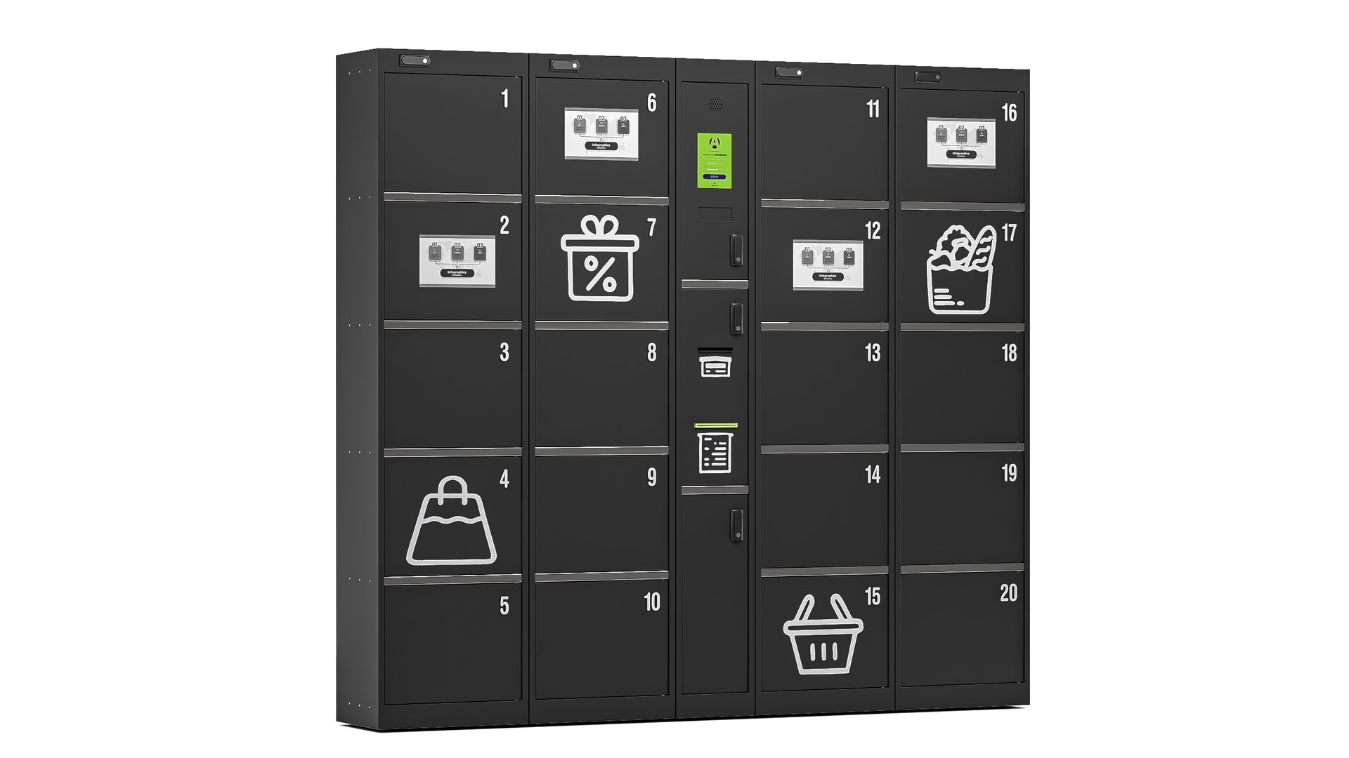 Automatic Luggage Storage 3D Model TurboSquid 1848154