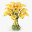 Yellow Calla Flower Bouquet