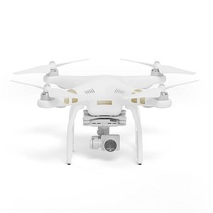 white drone model