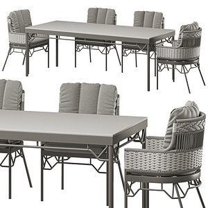 sette garden raven table and chair