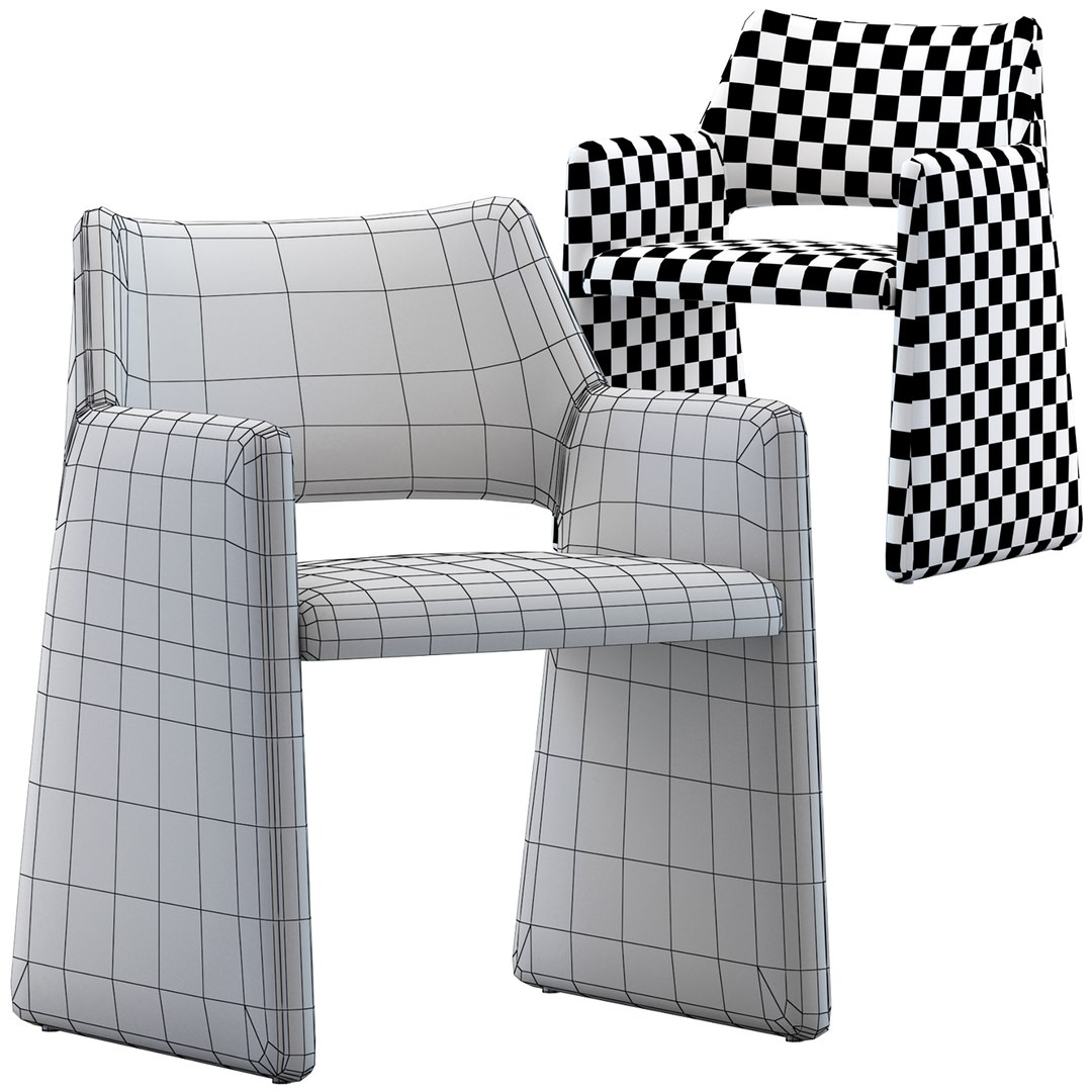 CB2 Foley Chair 3D model - TurboSquid 2163712