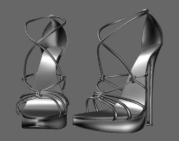 3D shoeshighheelboot - TurboSquid 1583693