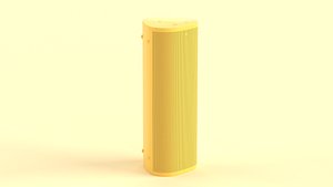 Ultra Portable Smart Speaker Yellow 3D model