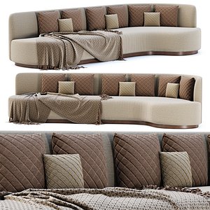 Stefa restaurant large sofa by Bpoint Design
