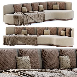 Stefa restaurant large sofa by Bpoint Design