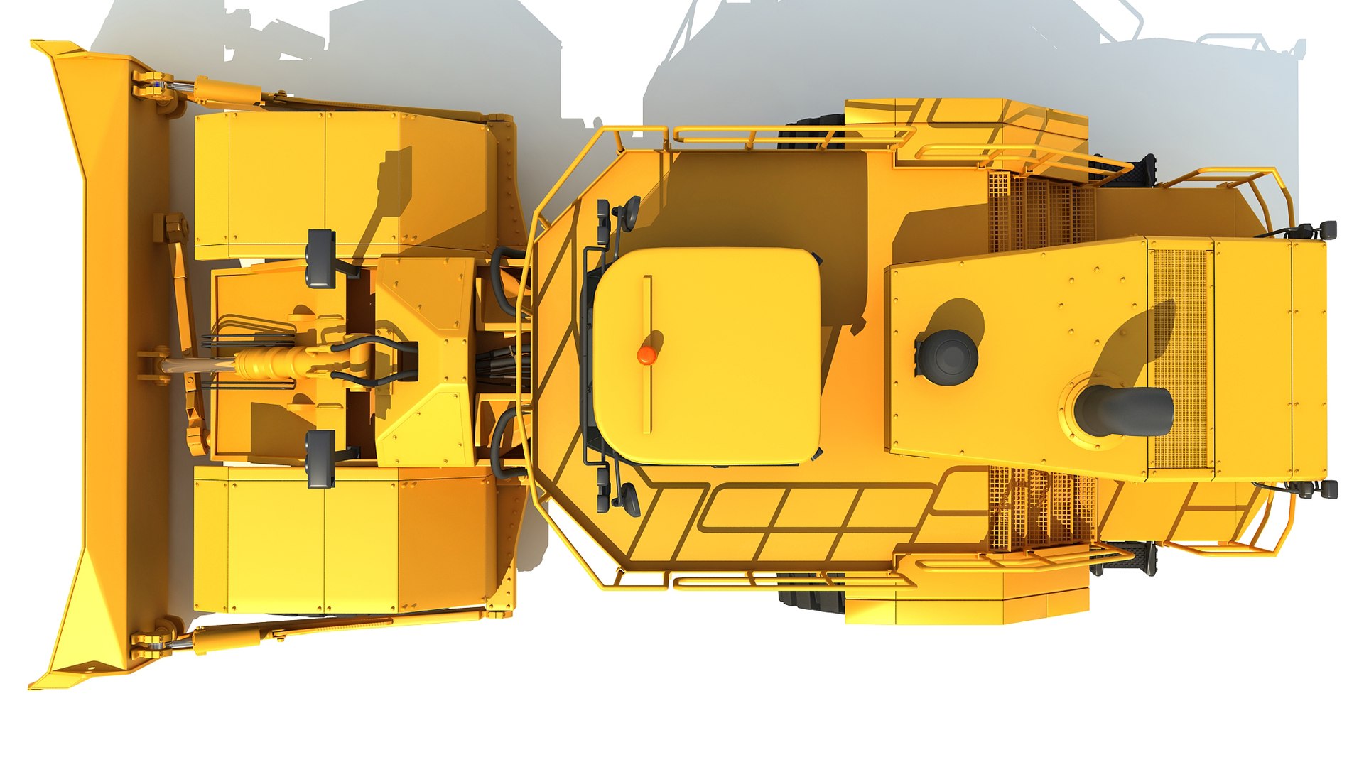 Wheel Dozer 3D Model - TurboSquid 1539860