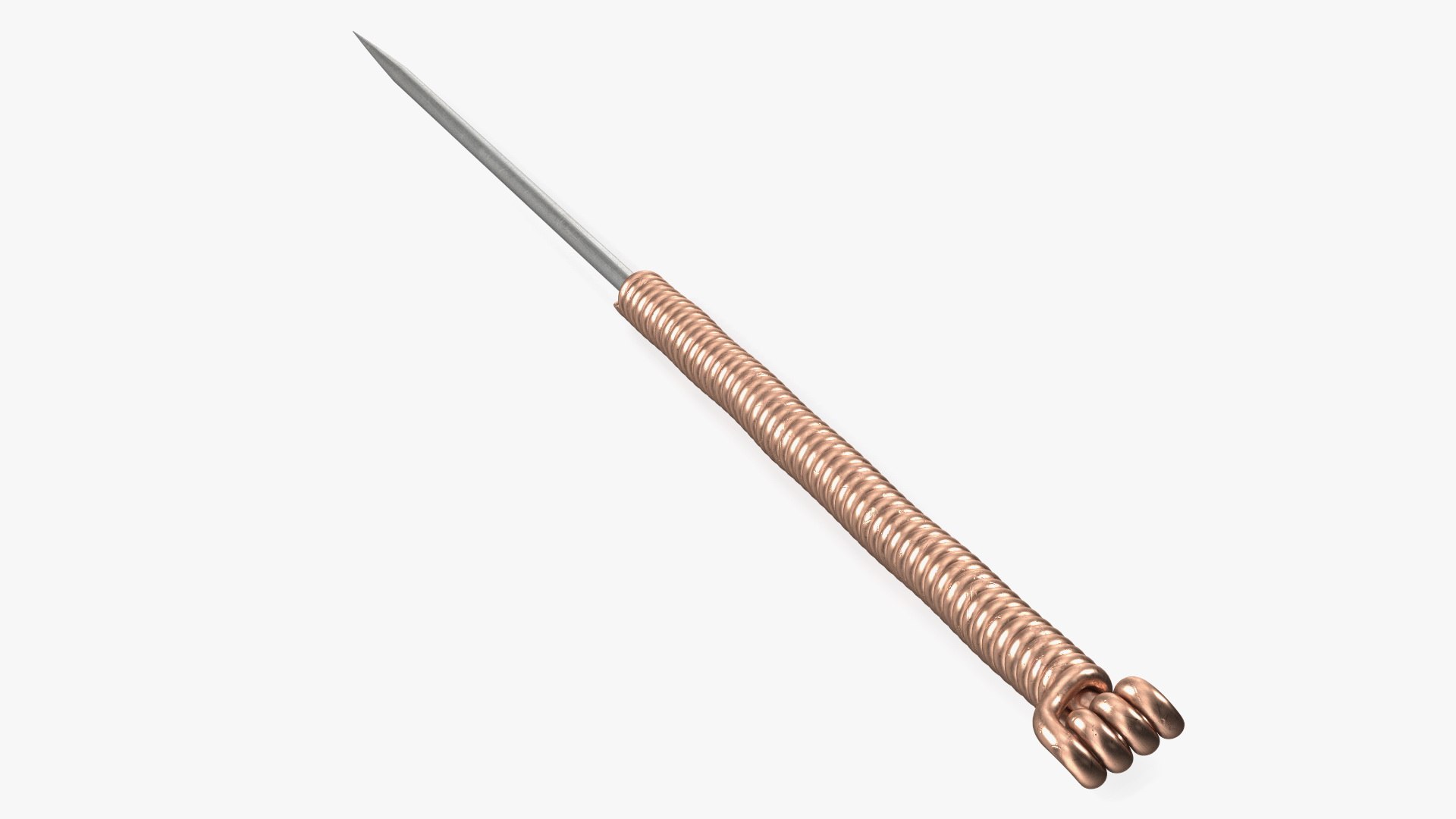 Small Acupuncture Needle Gold 3D model preview
