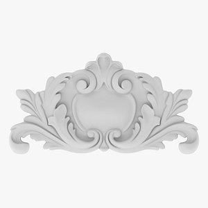 Cartouche Ornament 042 3D model