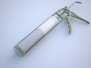 construction syringe gun 3d model
