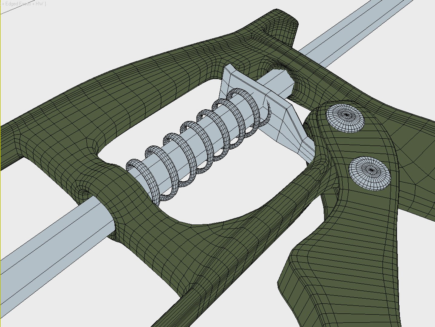 Construction Syringe Gun 3d Model