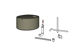 rainwater gutter 3ds