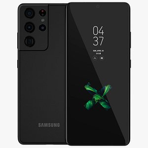 3D Samsung Galaxy S21 Ultra 5G Phantom Black model