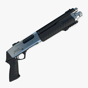 Fabarm STF12 short PBR 3D model