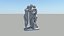 figura romana modello 3d 09
