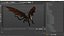 Creatura fantasy drago truccata per Cinema 4D