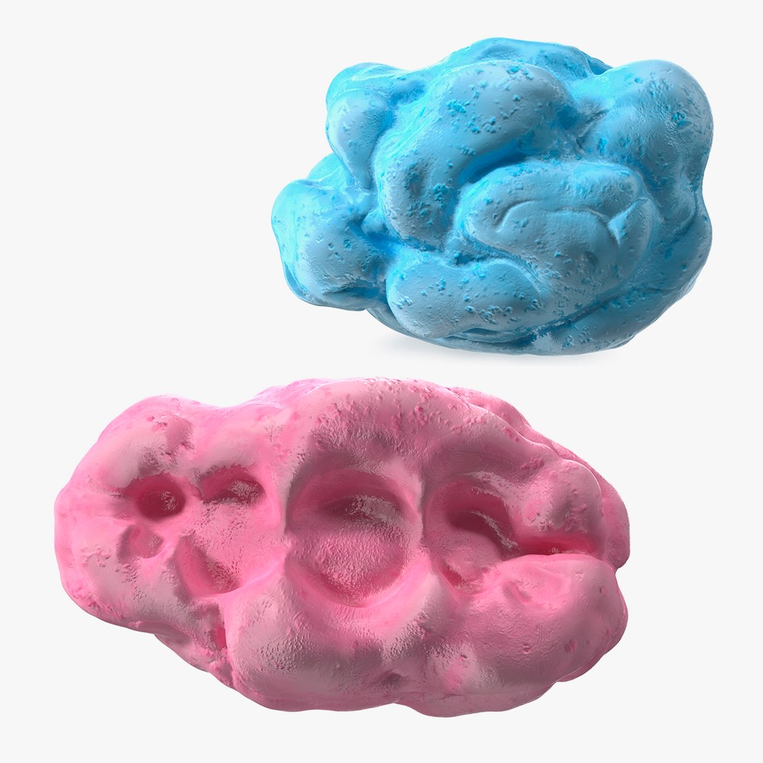 Chewed Gums Collection 3D model preview