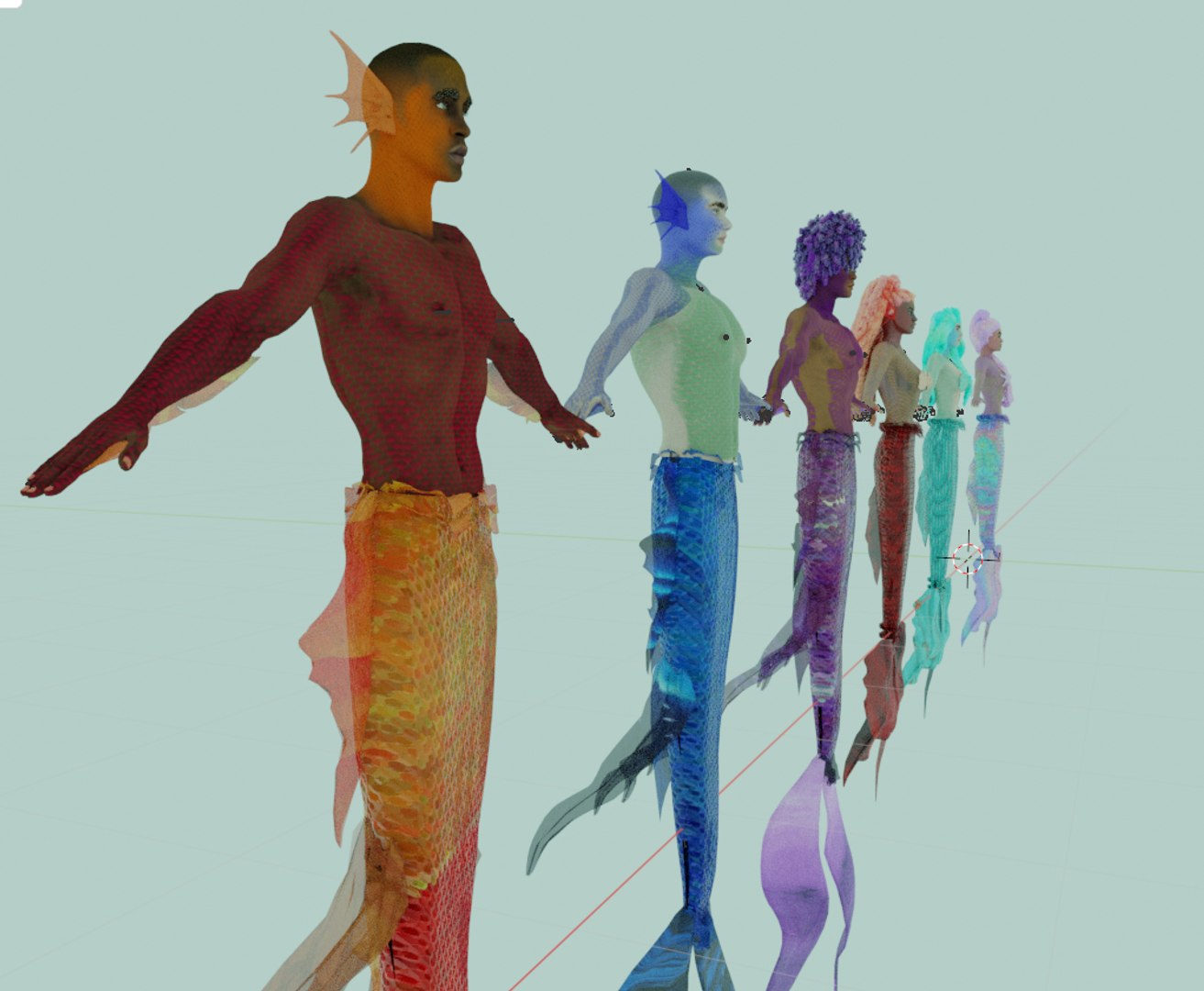 Mermaid 3D Model - TurboSquid 2092205