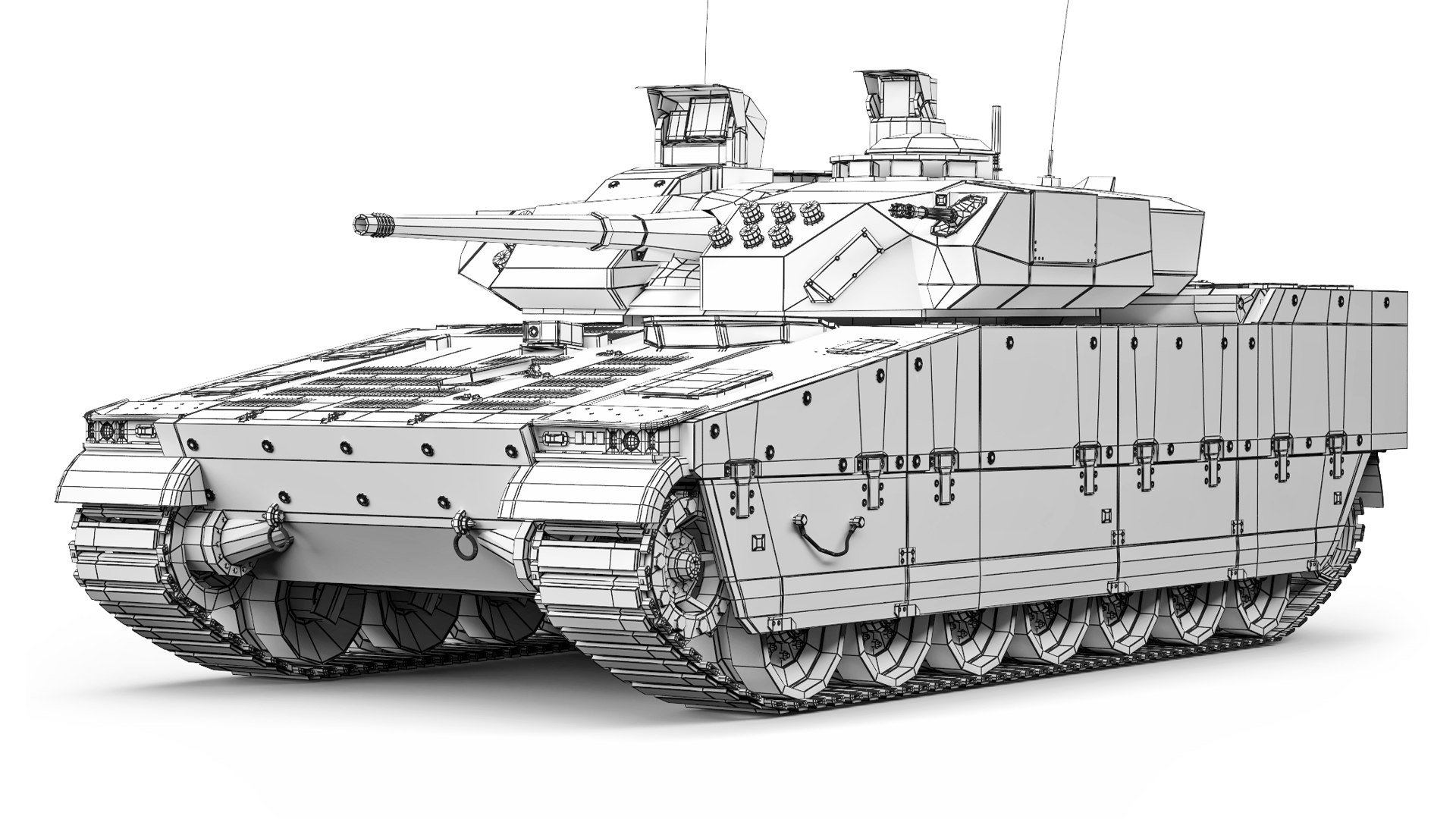 BMP Strf CV90 2022 3D Model - TurboSquid 2407239
