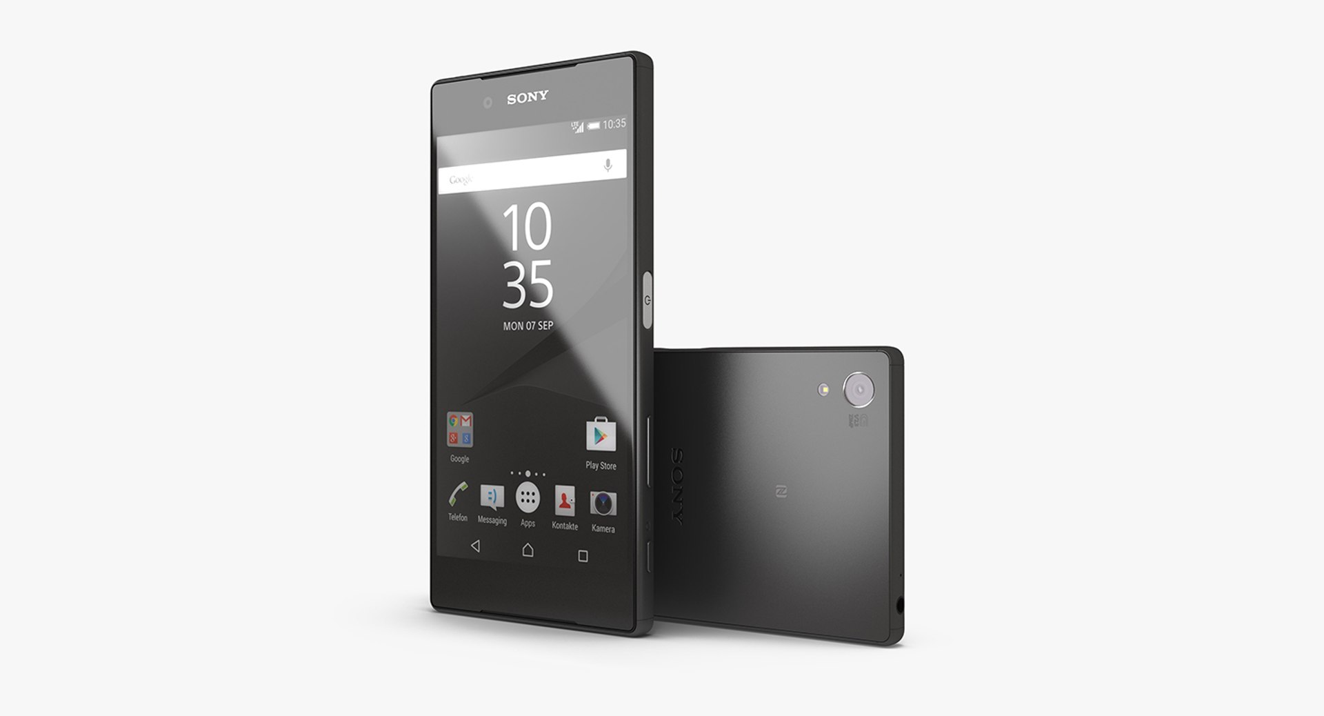 Sony Xperia Z5 Black 3D Model 3D model preview
