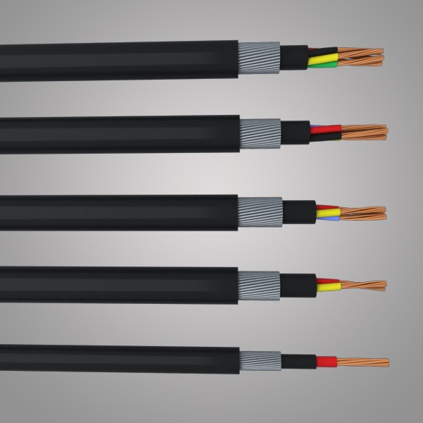 3d model 5 cable