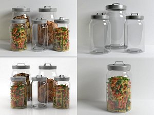 glass jar 3D model