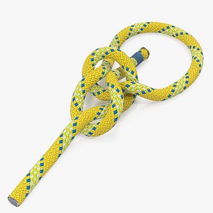 bowline knot rope line model