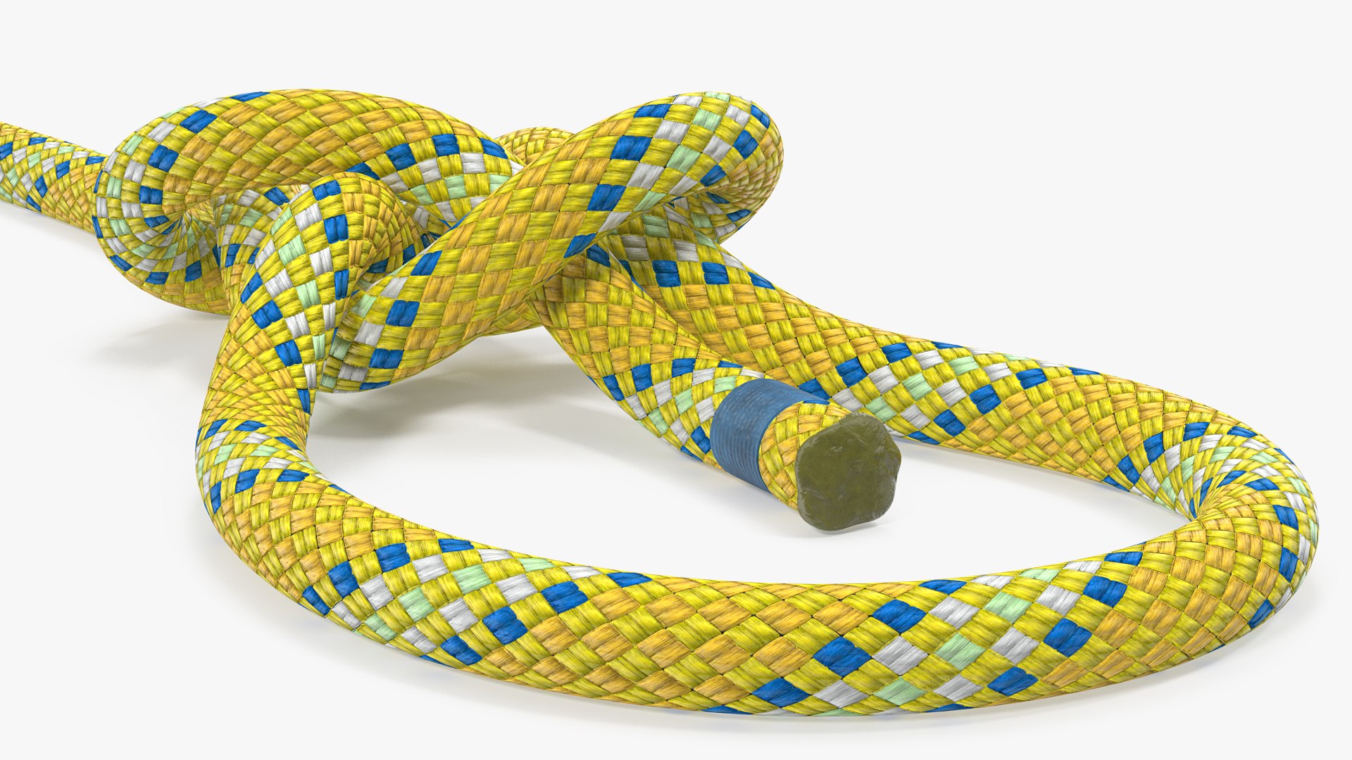 Bowline Rope Knot 3D model preview