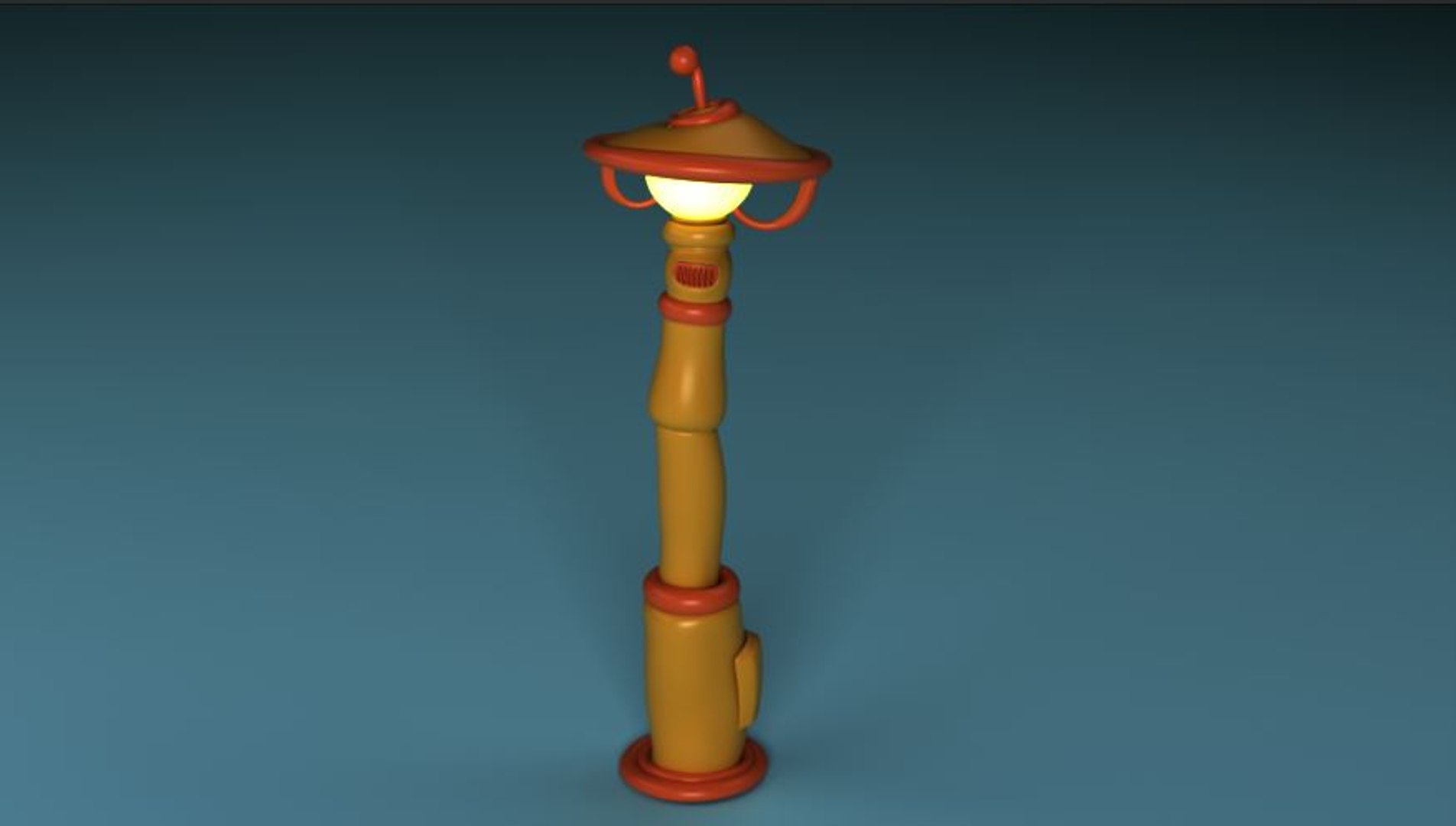 Cartoon Street Lights 3D - TurboSquid 1395985