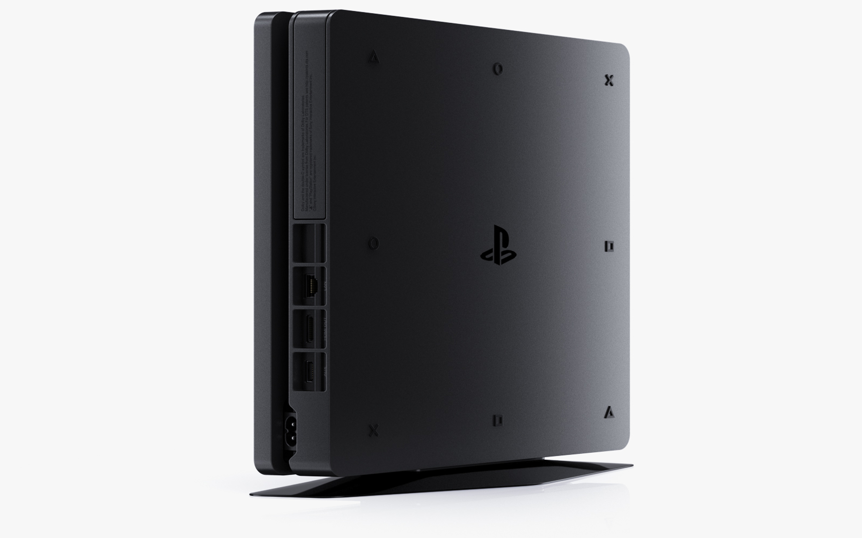 3d sony playstation 4 slim model