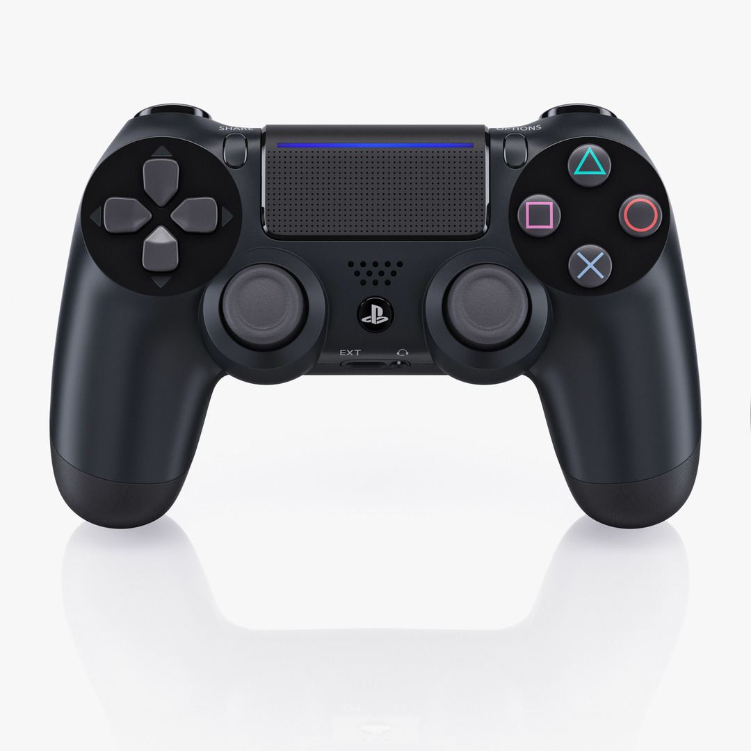 3d sony playstation 4 slim model