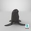 3D seal---sitting model
