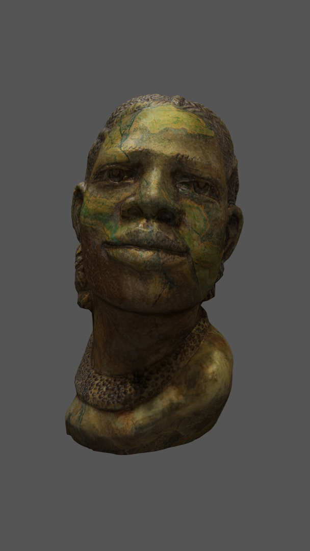 3D Soapstone Carving Lady Head model - TurboSquid 1852626