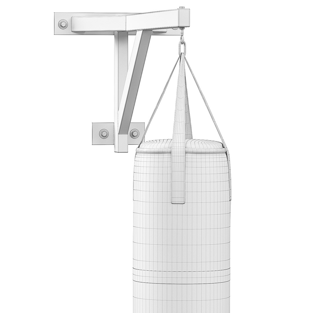 3D Boxing Punch Bag Model TurboSquid 1580059