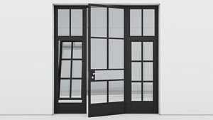3D Aluminium door 214