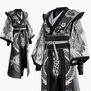 3D Assassin Kimono Outfit