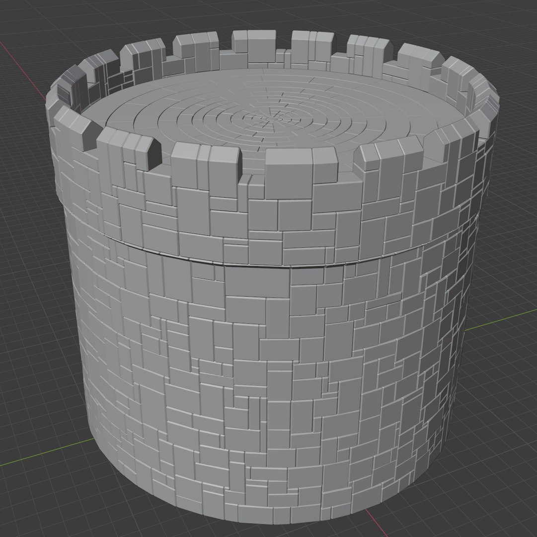 3D Stone Tower - TurboSquid 1667961