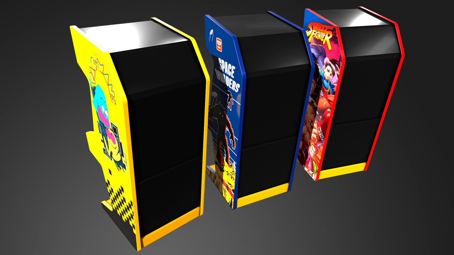 Arcade Machines 3D Model - TurboSquid 1646766