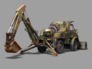 maya backhoe tractor